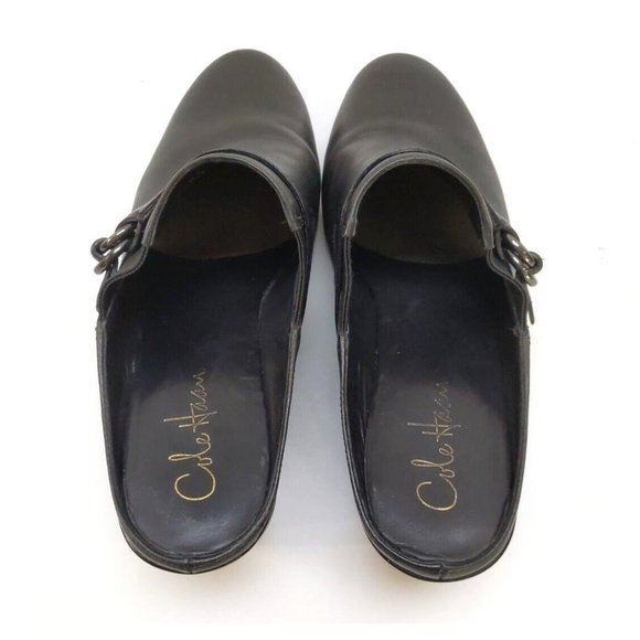 Cole Haan Black Leather Mules - Picture 5 of 12